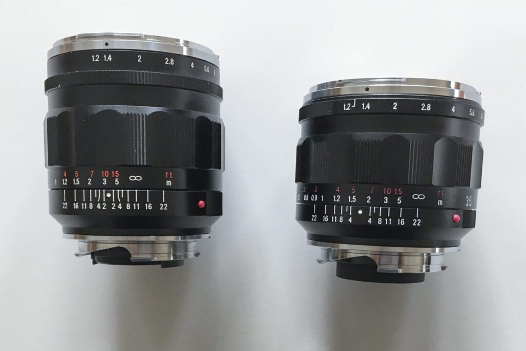 Voigtlander 35mm Nokton f/1.2 VIII vs VII