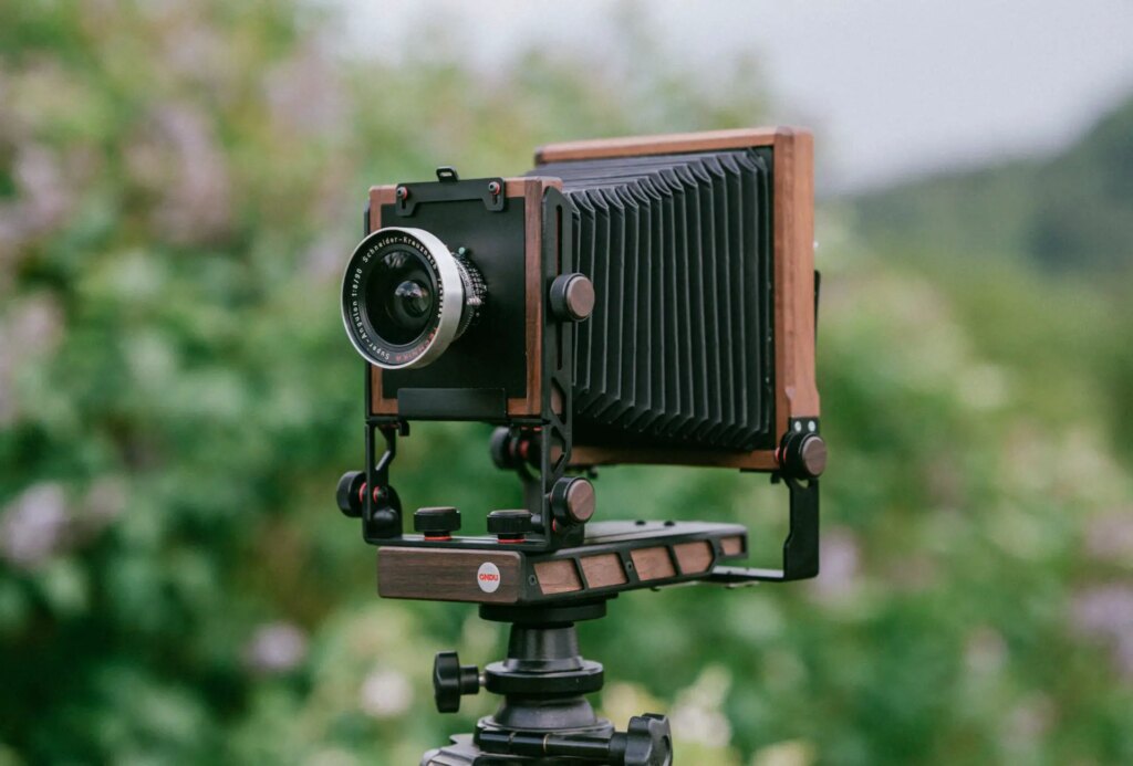 ONDU Eikan 4x5" large format camera in the field