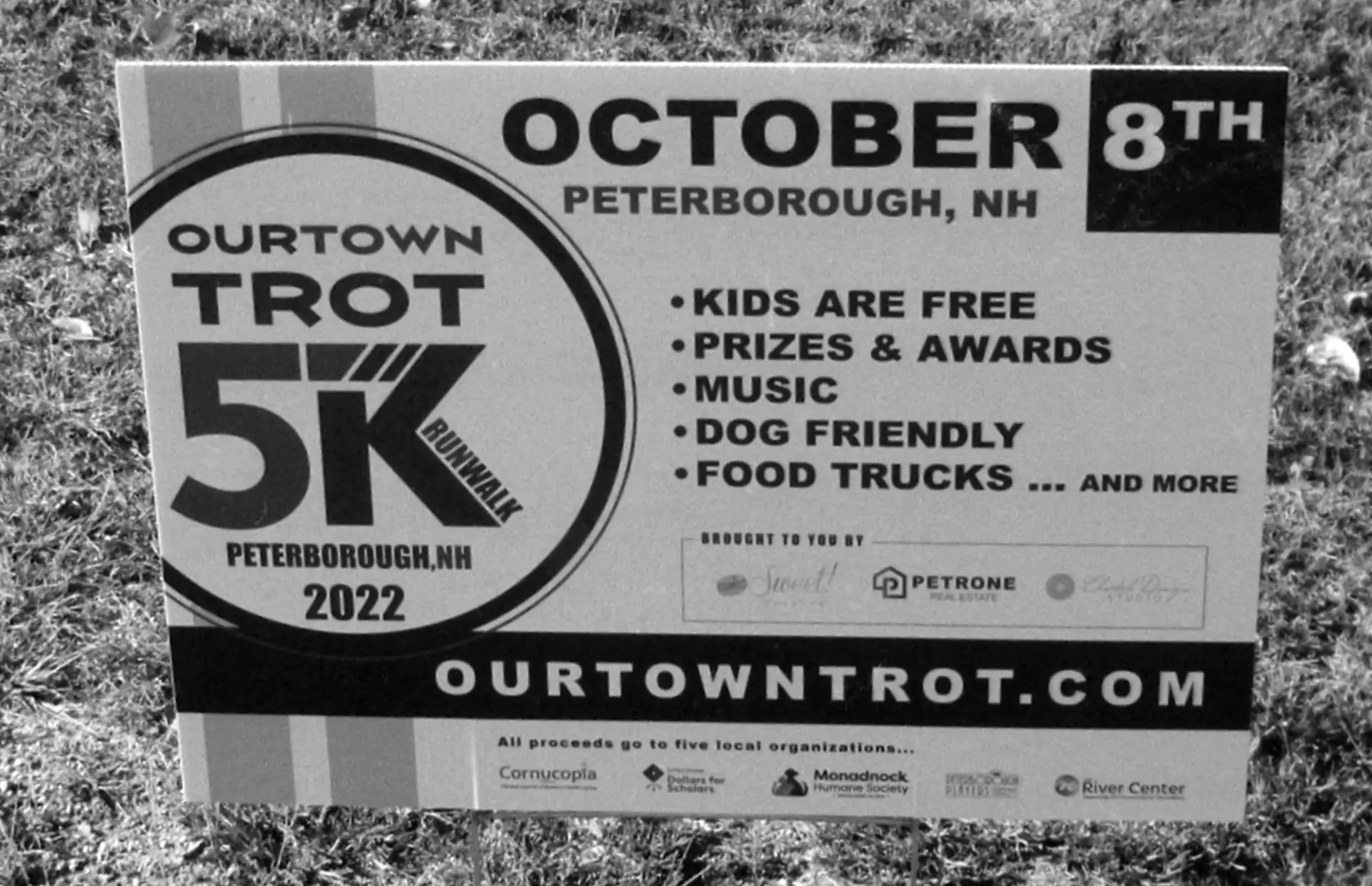 OurTownTrot sign