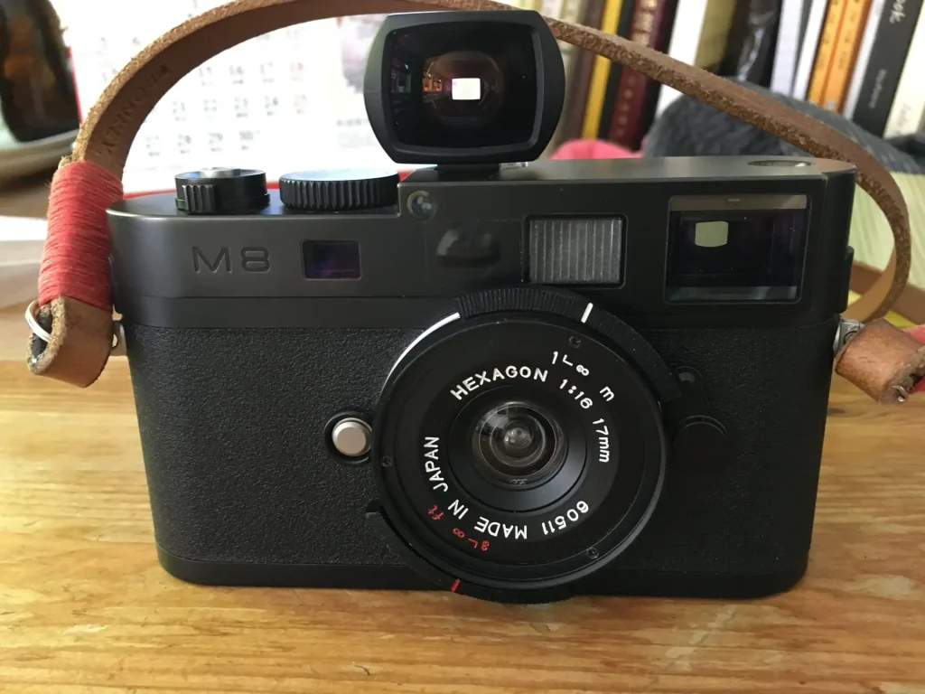 Konica Hexagon 17mm lens on Leica M8