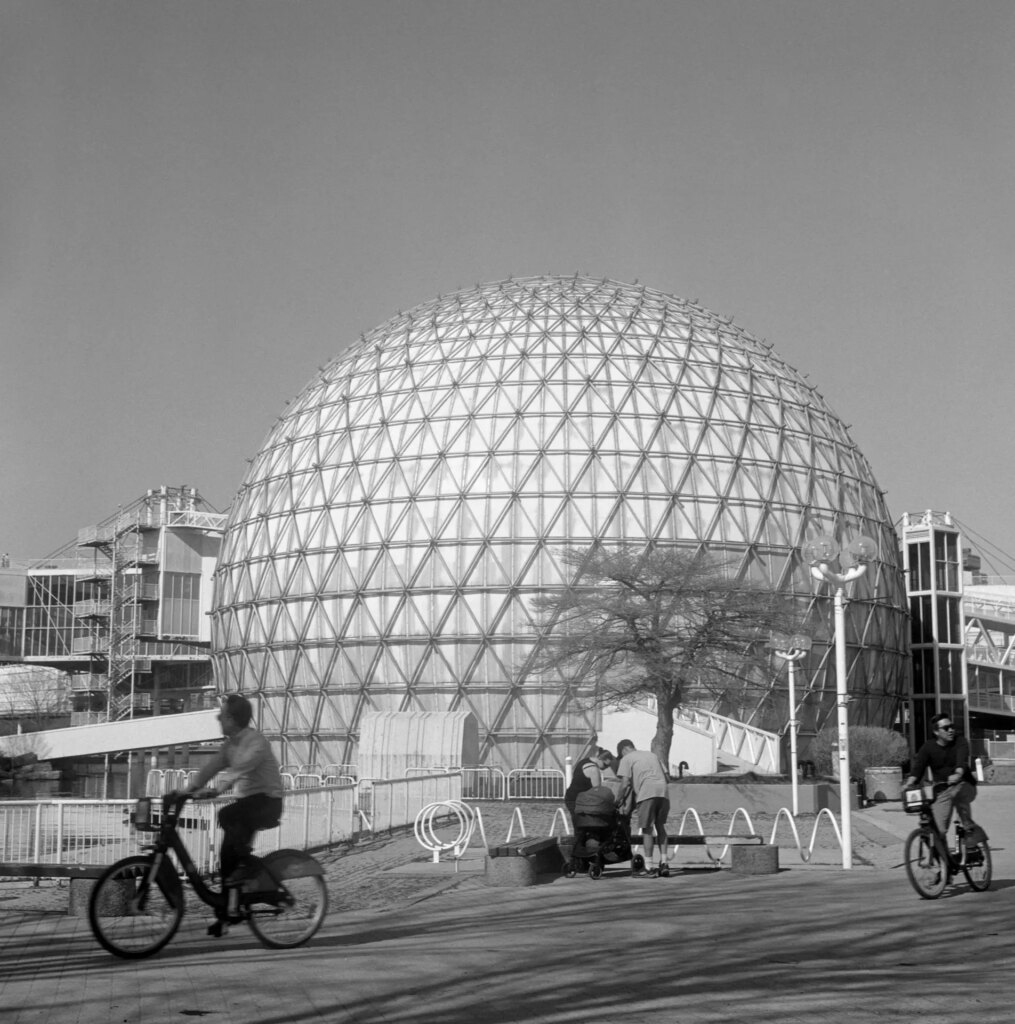 Ontario Place Cinesphere, Pods, and BIkers