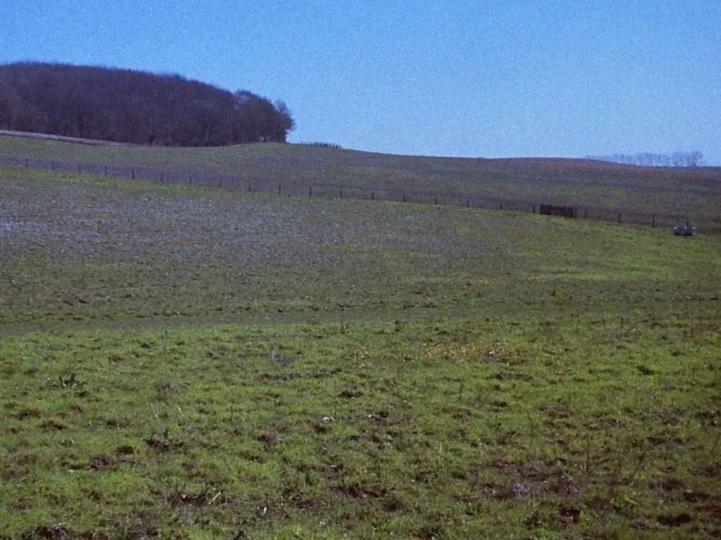 photo of a view across country fields