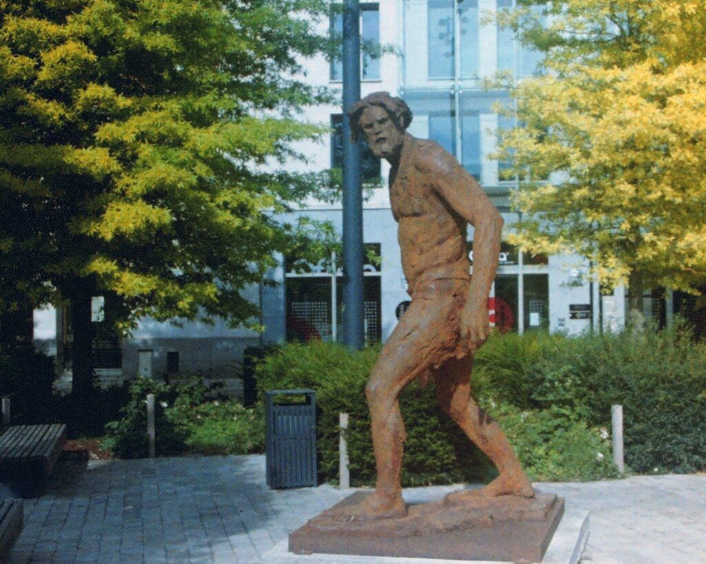 A street sculpture in Chartres