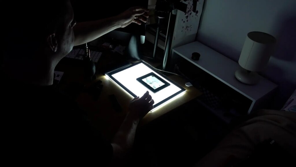 Scanning glass plates using the pixl-latr