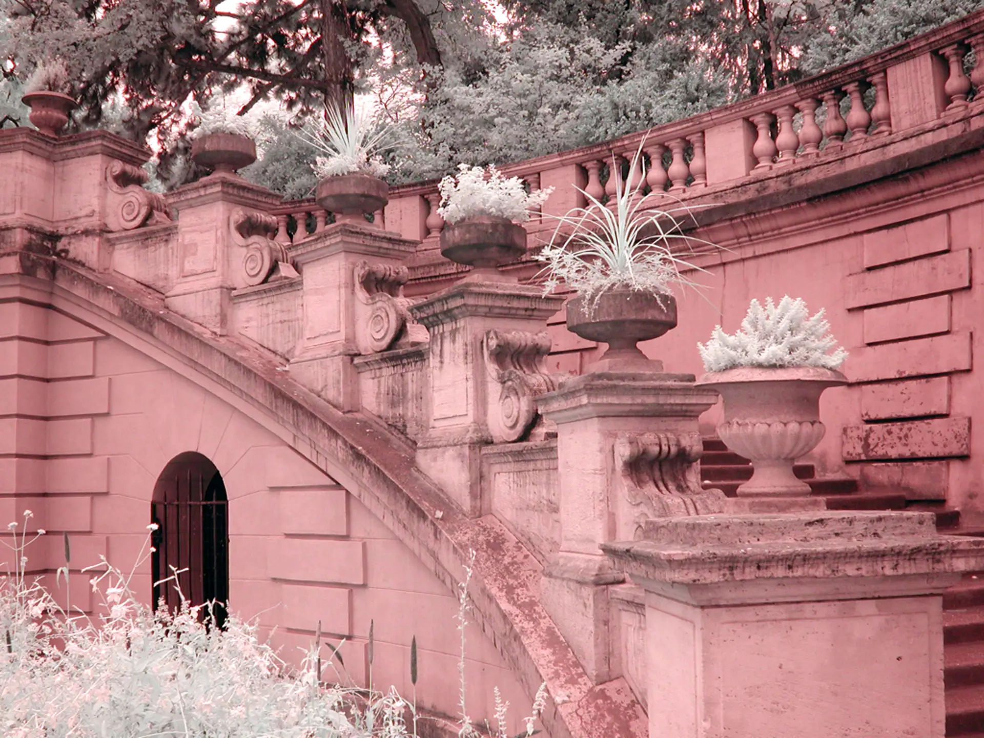 "Perfume Garden" stairs