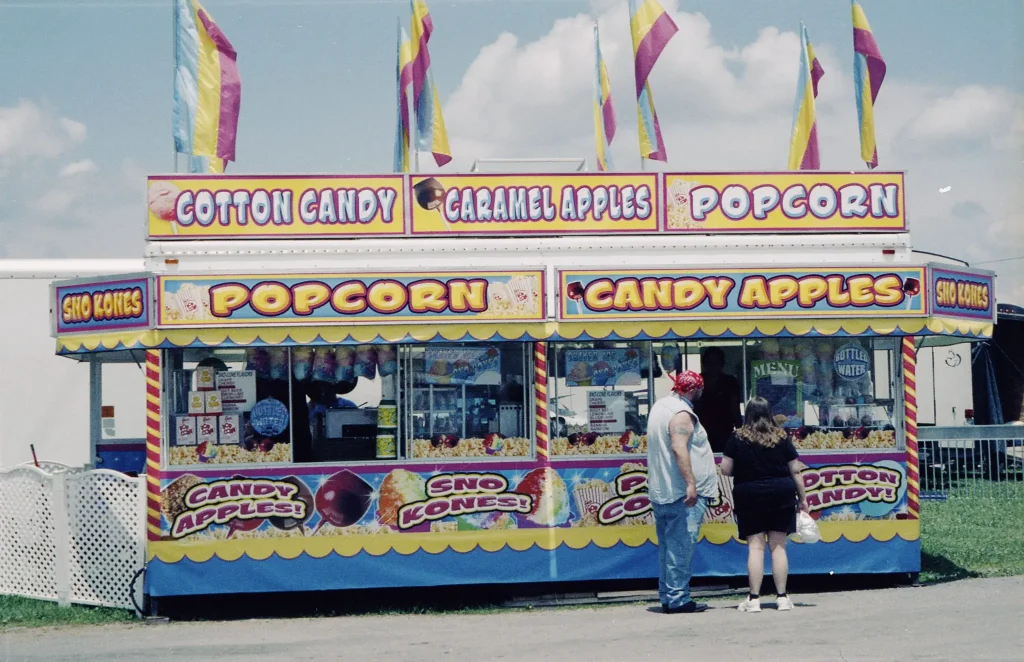 Rollei Prego 70 photo carnival food stand popcorn 