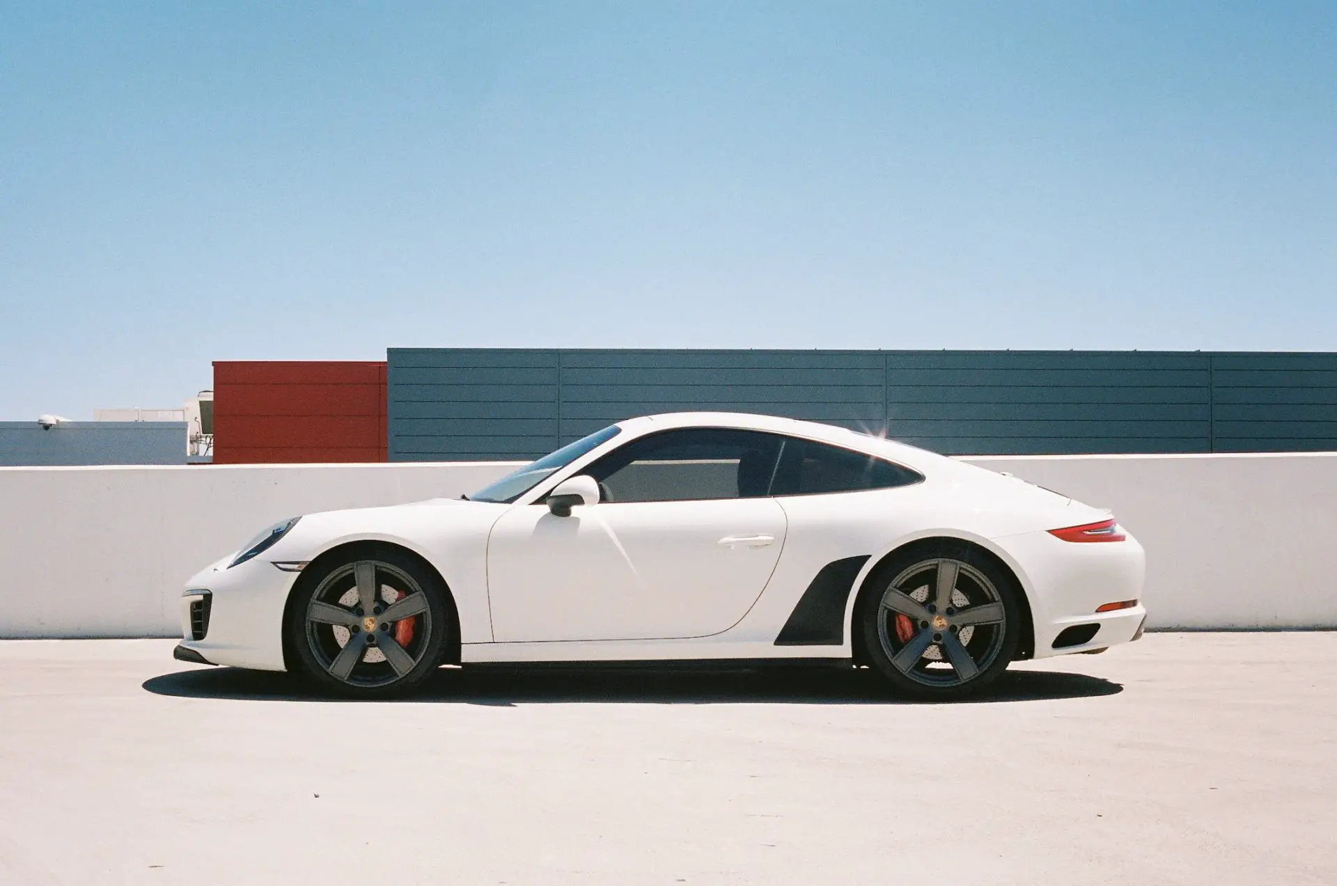 Rooftop 911, sunny day.