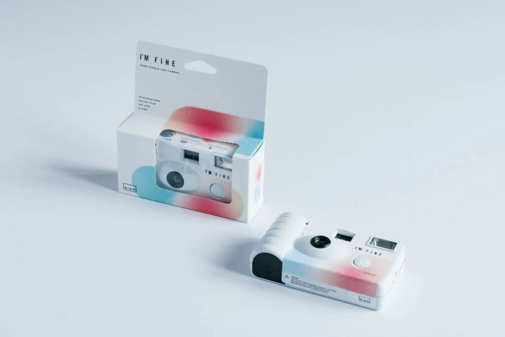 NINM Lab new single use camera AURA in white