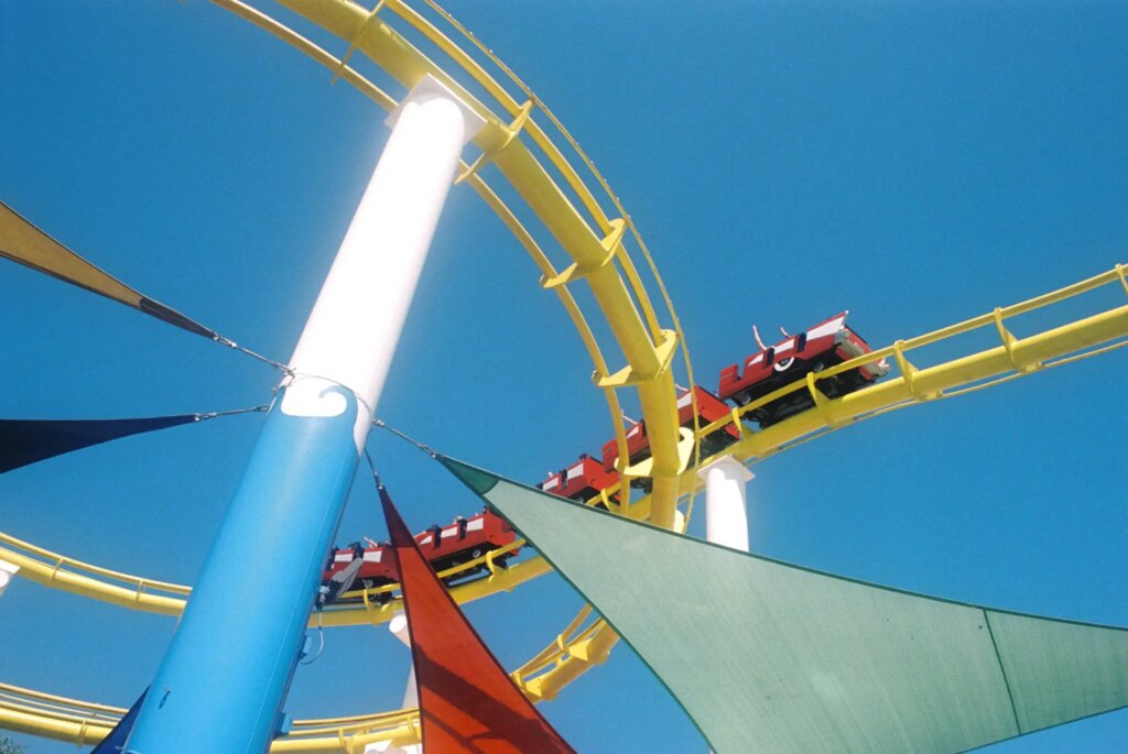 Santa Monica Pier Roller Coaster. Michael Allan-Wood.