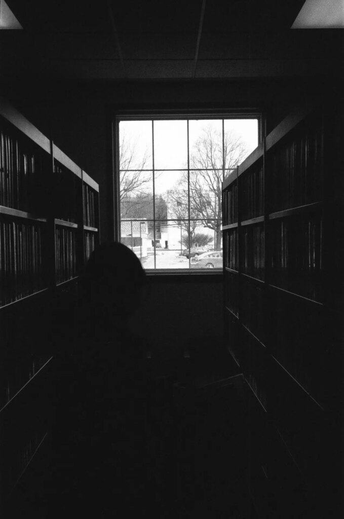 Library Window Silhouette