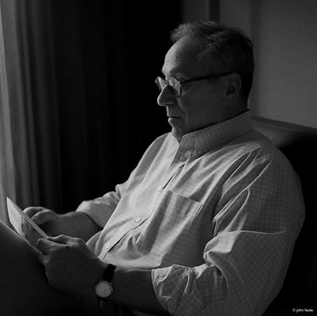 B: “Father of the Bride” Shot in a dim hotel room with one window at 3 feet. 