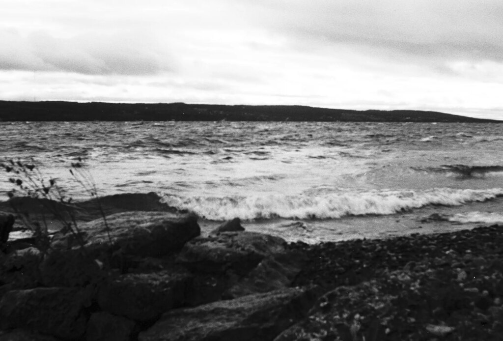 Lakeside on a windy day