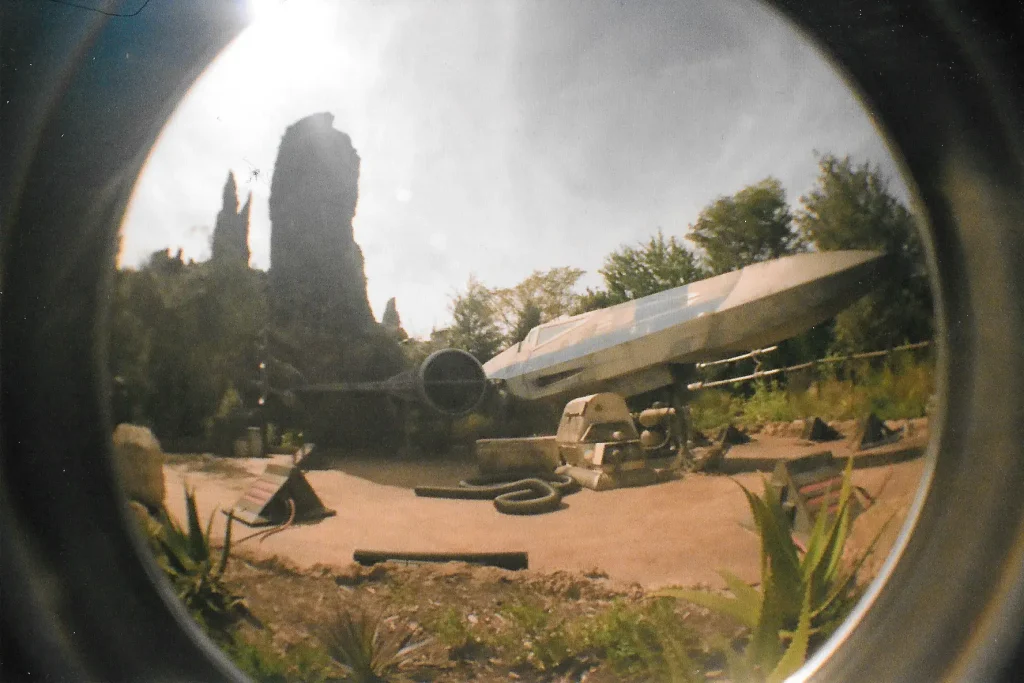 X-Wing Fighter - Lomography Fisheye 2