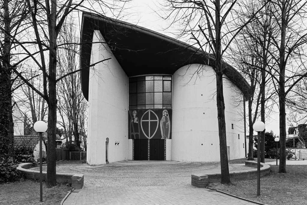 St. Adalbert church located in Leinhausen quarter of Hannover, Germany.