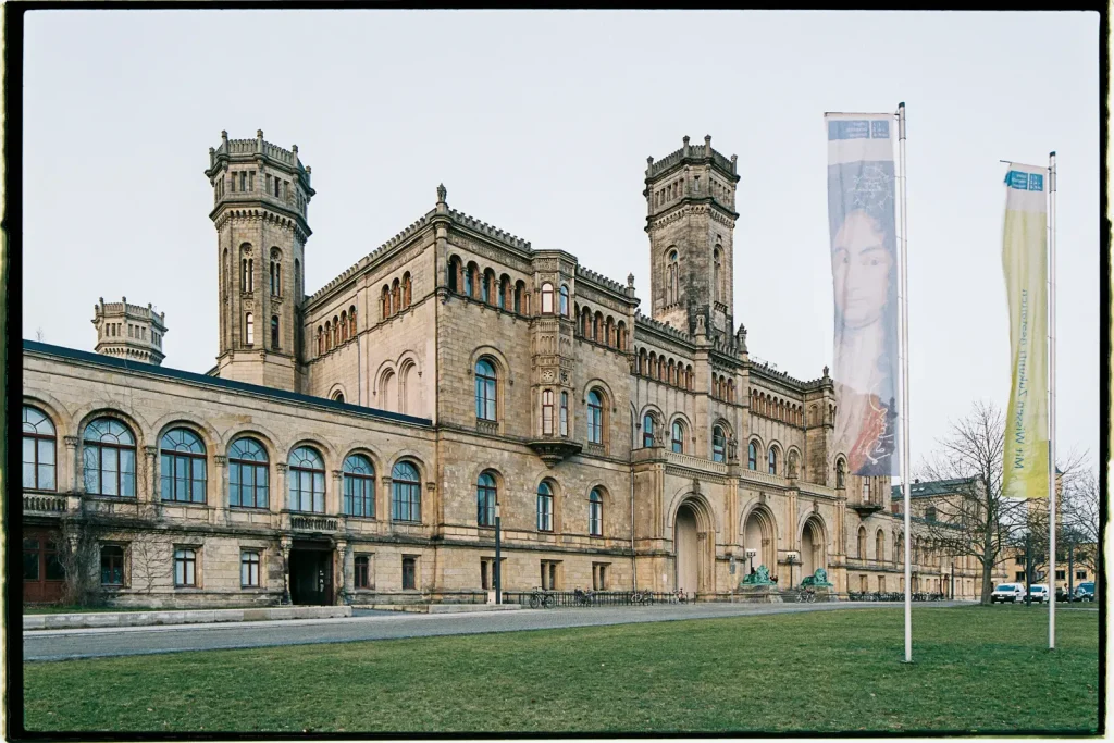 Welf castle ("Welfenschloss") in Hannover, shot on Fuji Superia 400 film