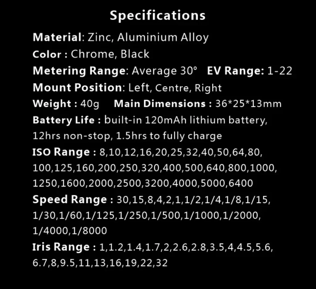 Doomo Meter S specs