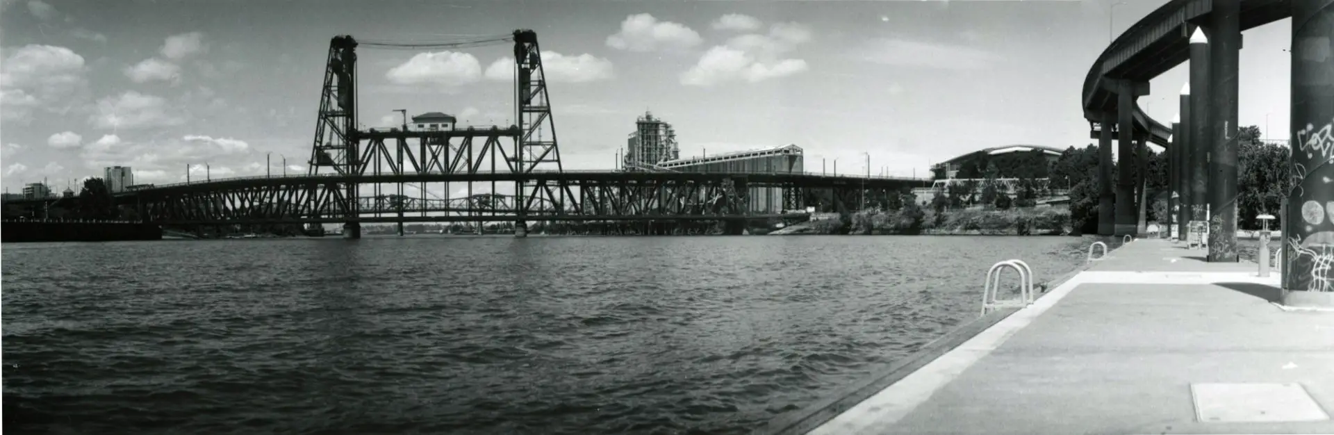 Steel Bridge from the East Bank Esplanade