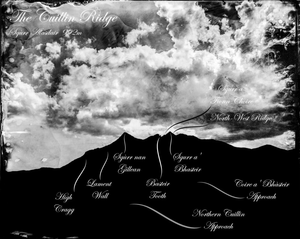 The Cuillin Ridge Annotated