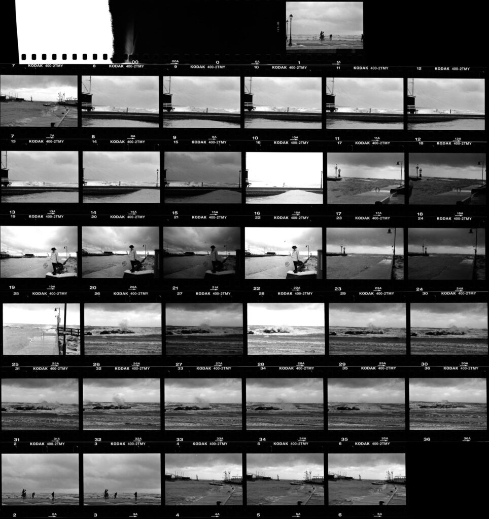 Contact Sheet Tmax400 Burrasca