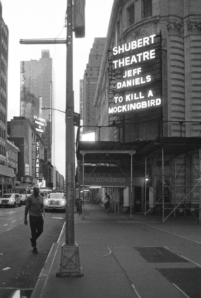 Shubert Theater Taken with 3200 Ilford Delta 35mm Film