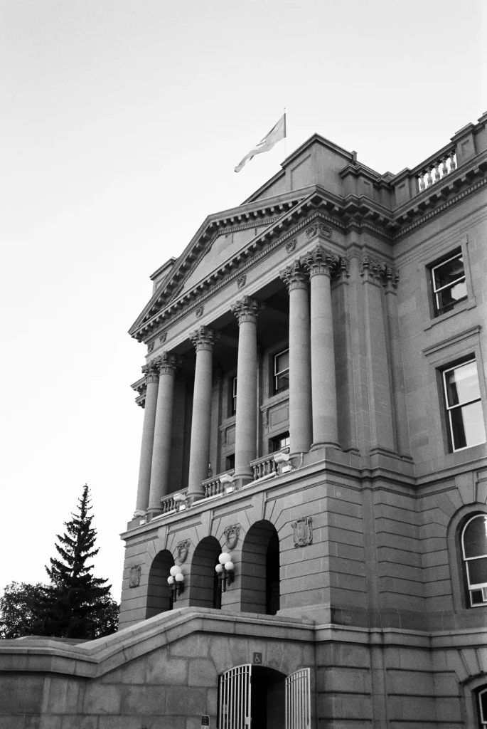 The "Ledge", Alberta Legislature Building, Edmonton - TMax 400