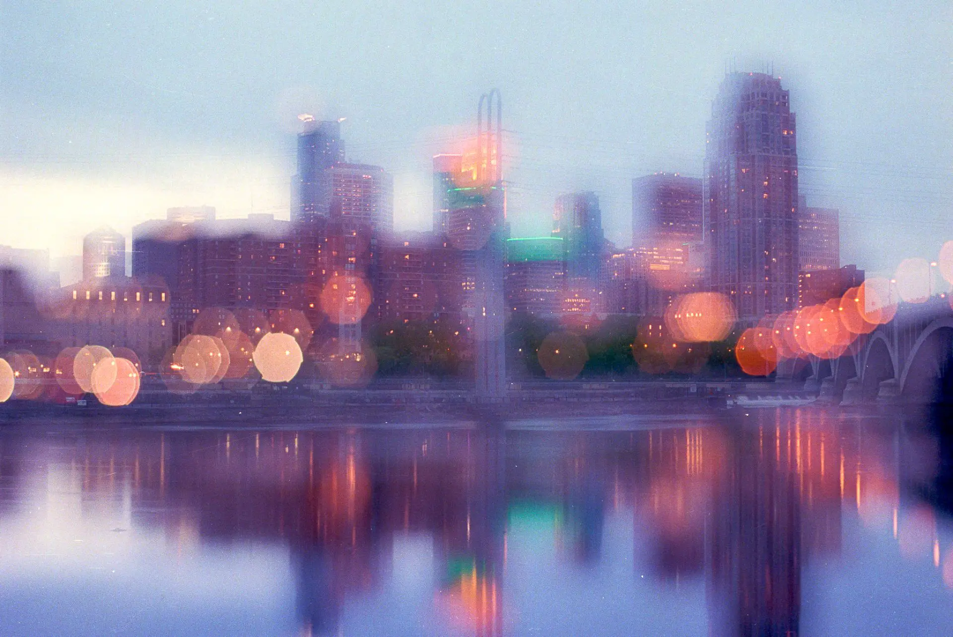 Contax S2, Carl Zeiss 50mm f1.4, Kodak Portra 800  / long exposure combined with a double exposure