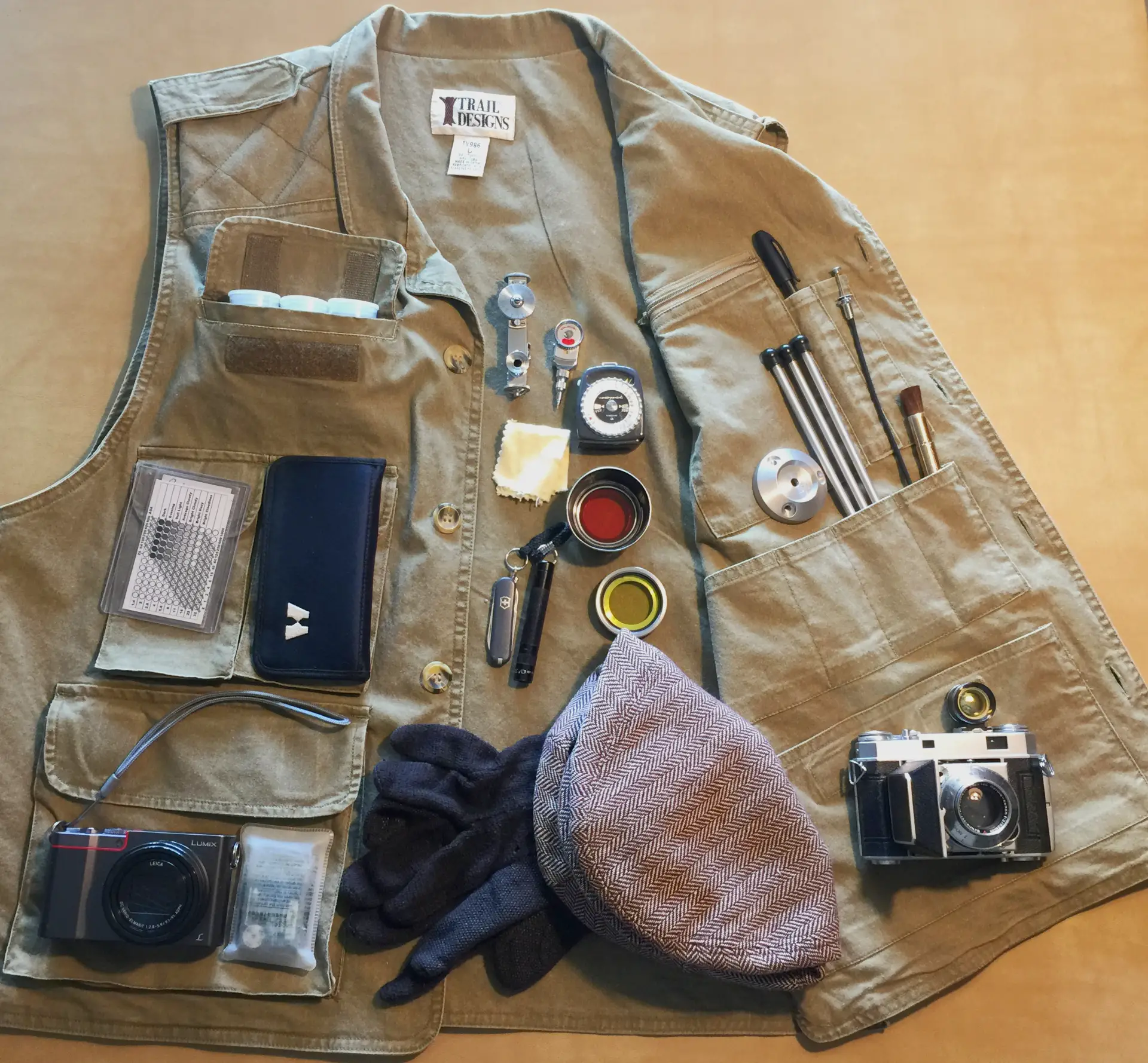 Vest with contents