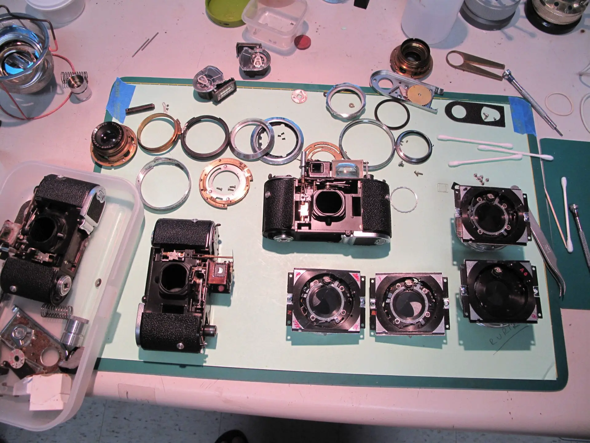 Two donor cameras were required to make Dad's whole again.