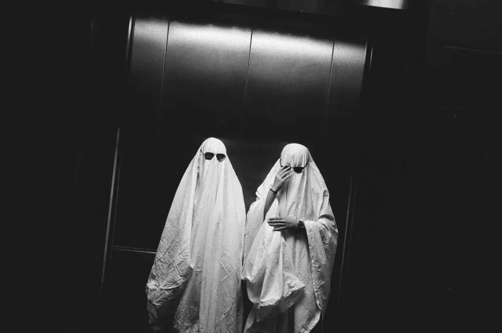 Crooked Ghosts in an Elevator