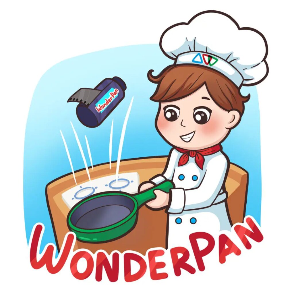Chef Ambrosia graphic with text of Wonderpan at bottom