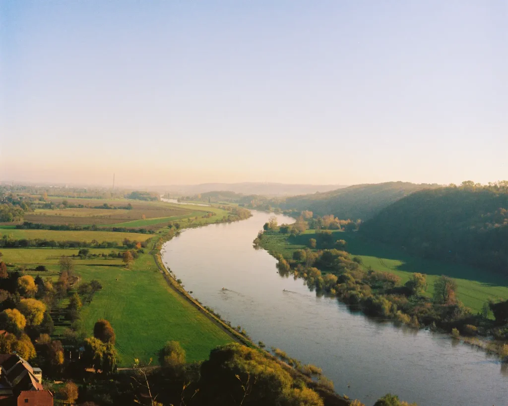 View of river Elbe