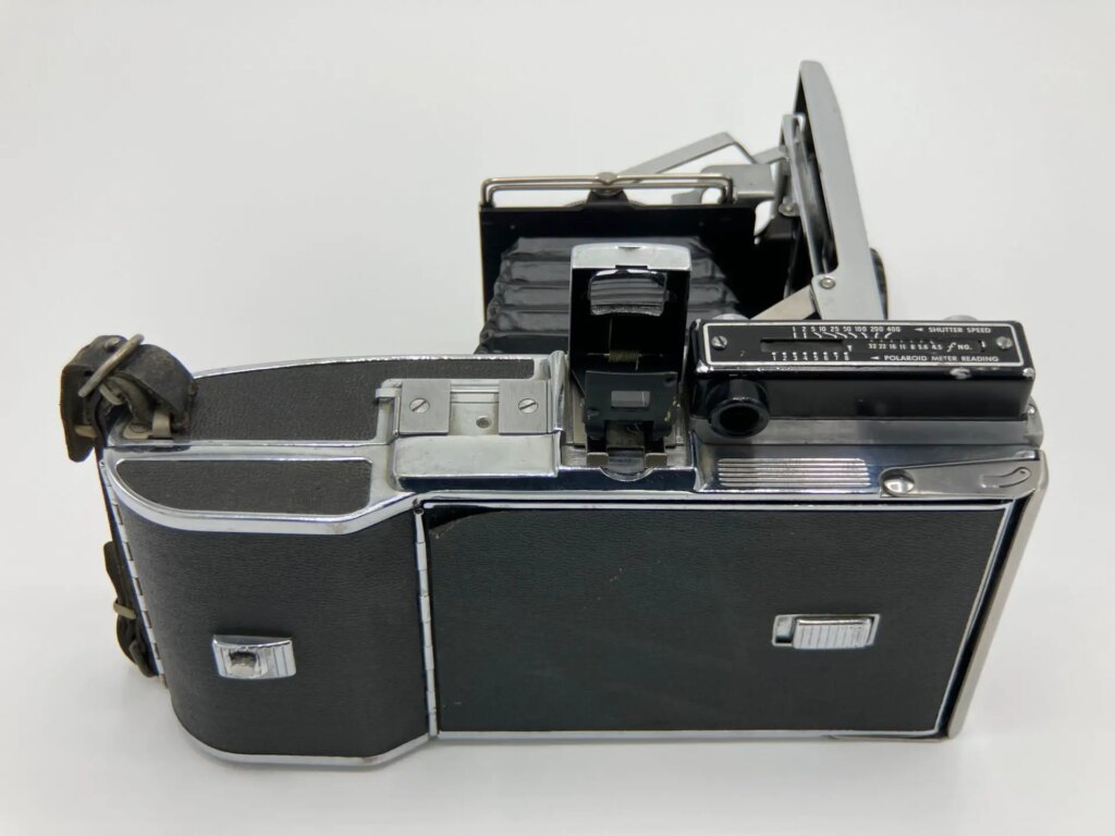 Rear view of a Polaroid Pathfinder 110 camera