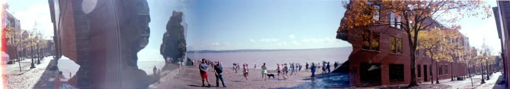 Street at the beach