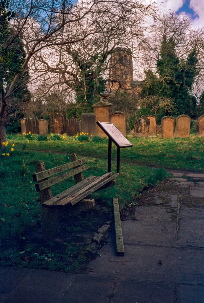 Off Church Street, Durham - Olympus Trip 35