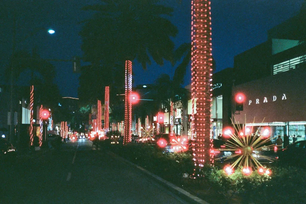 cinestill800t Beverly Hills