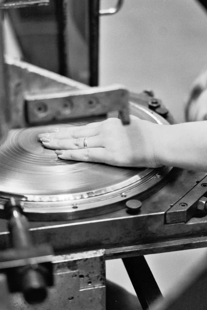 Setting The Stamper Plates