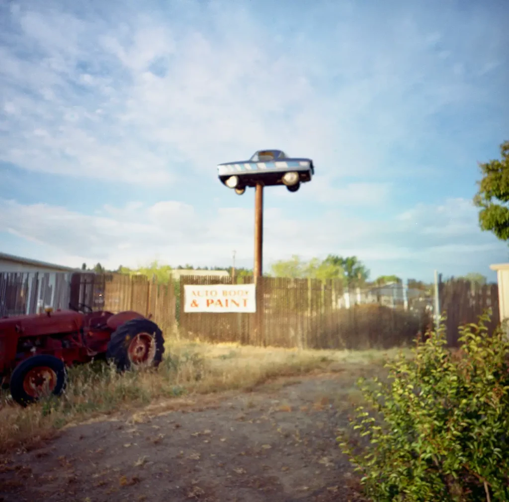 Car on a Pole