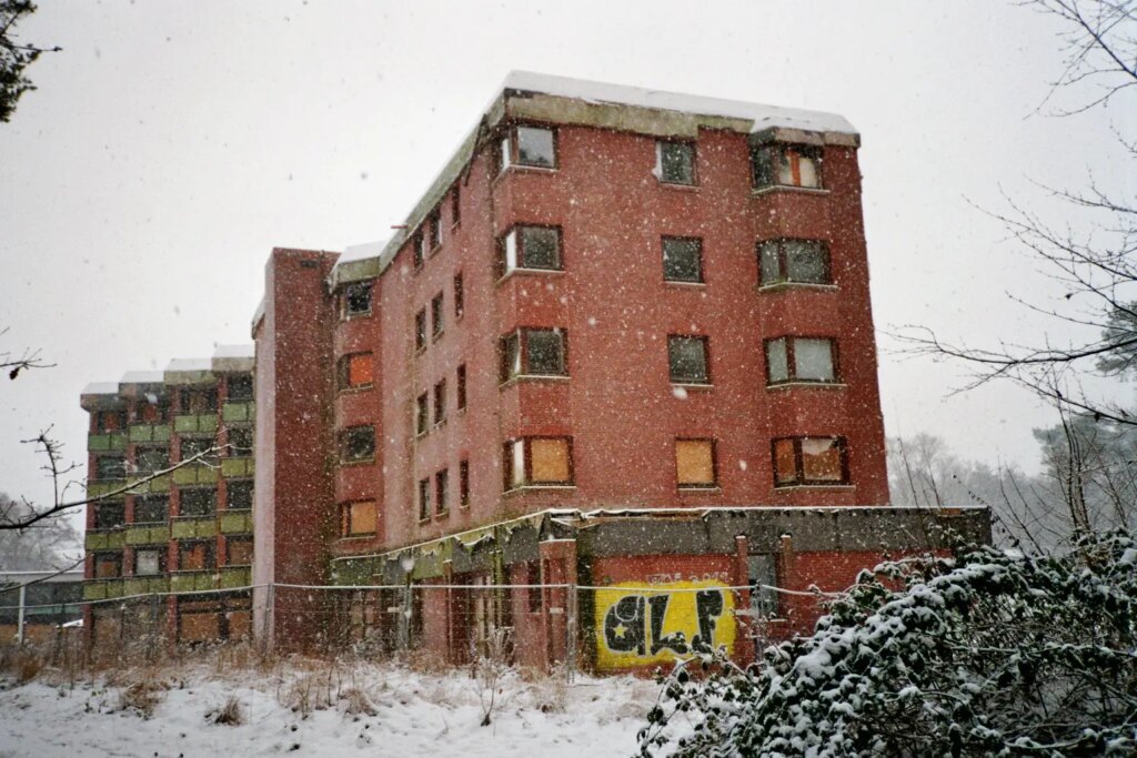 Hotel in the snow