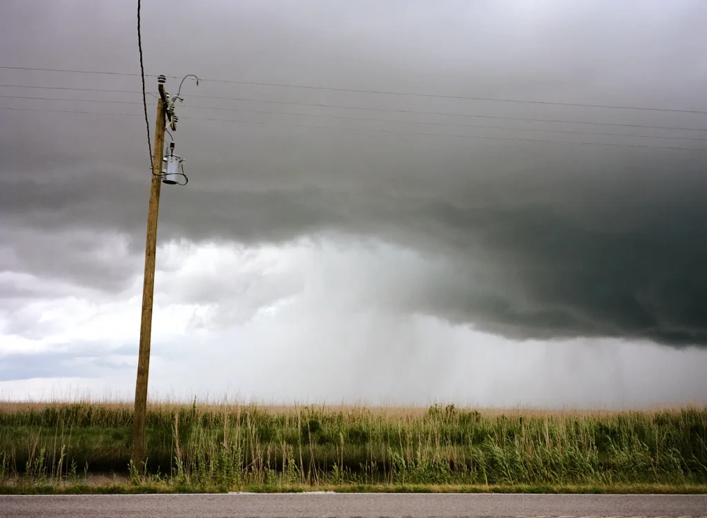 Cloud Burst Over the Bayou, Louisiana