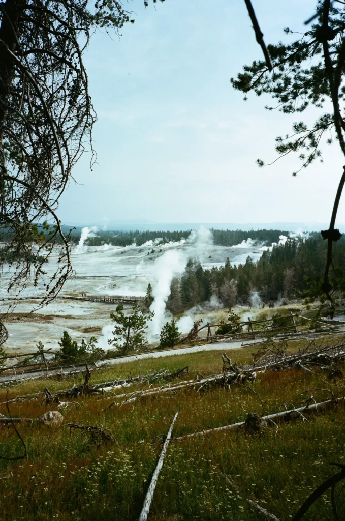 Geothermal stuff on a super volcano, Yellowstone