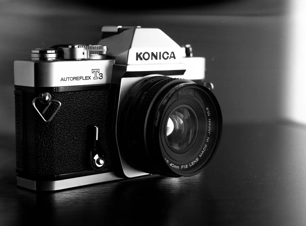 Konica Autoreflex T3 with Hexanon 40/1.8