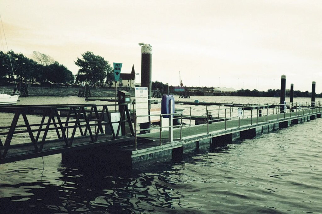 Cardiff Bay Marina on the Leica CL and Turquoise