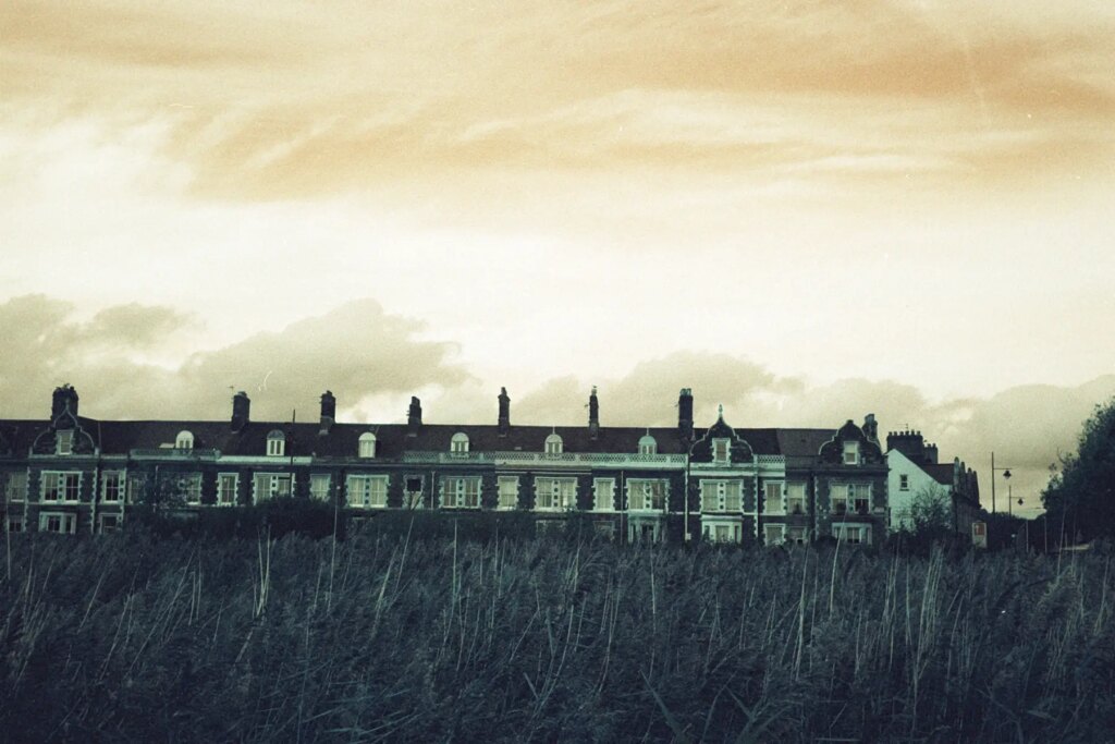 Cardiff Bay Wetlands on the Leica CL and Turquoise - heavy cloud cover mutes tones