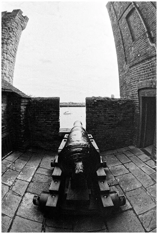 Cannon at Upnor Castle