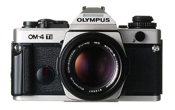 Olympus OM-4Ti with a Zuiko 50mm f/1.4 lens
