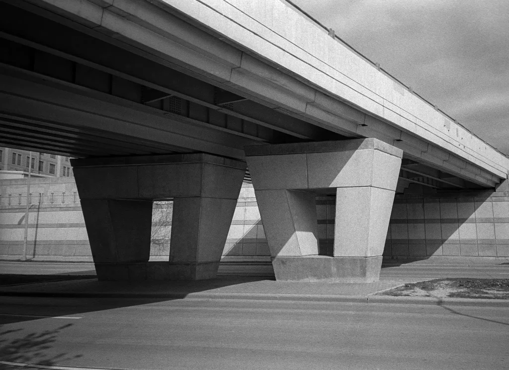 Photo of an overpass in Madison,WI.