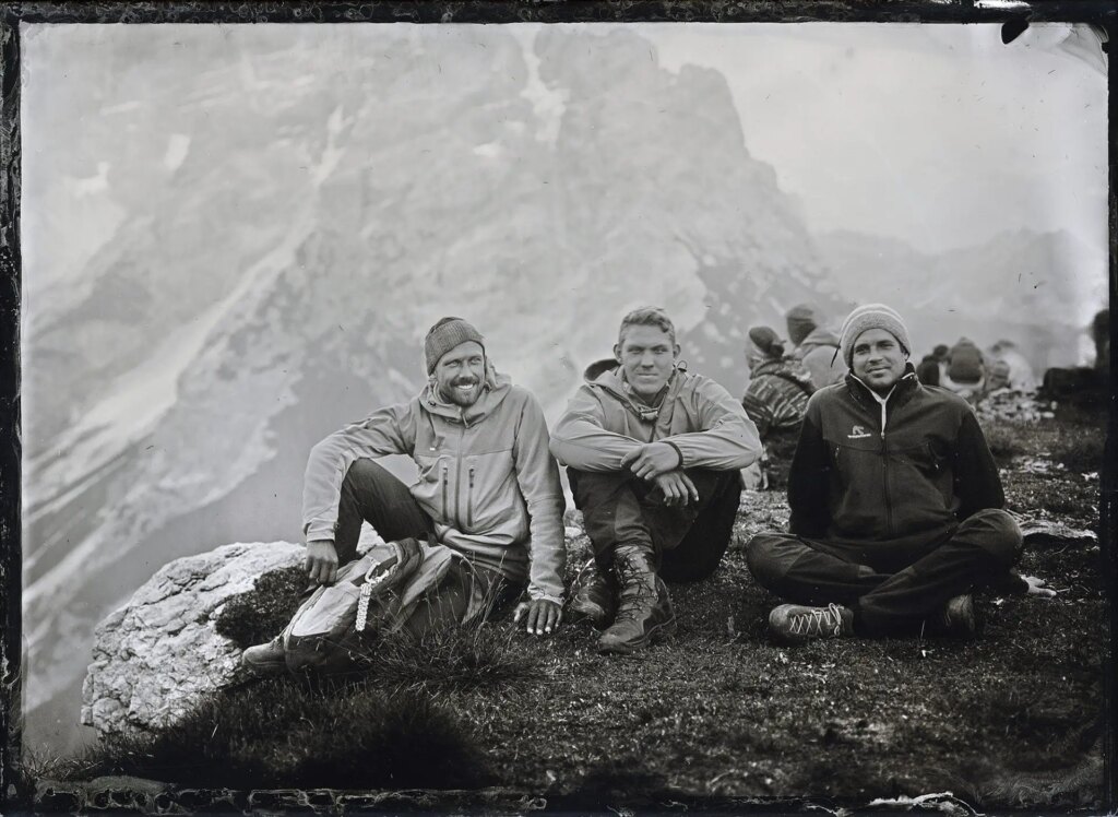 Wet Plate Image made by ONDU Founder, Elvis, on an alpine trip