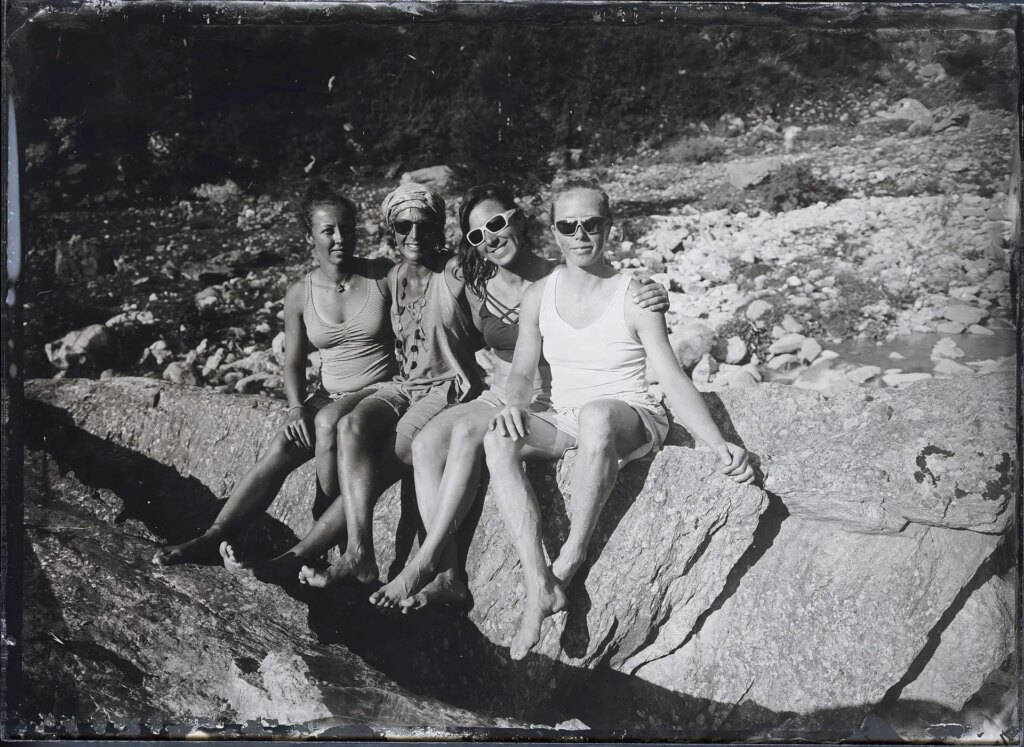 Wet Plate Image made by ONDU Founder, Elvis, on an alpine trip