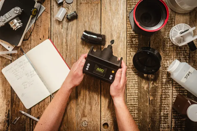 Ago film processor image from Indiegogo campaign
