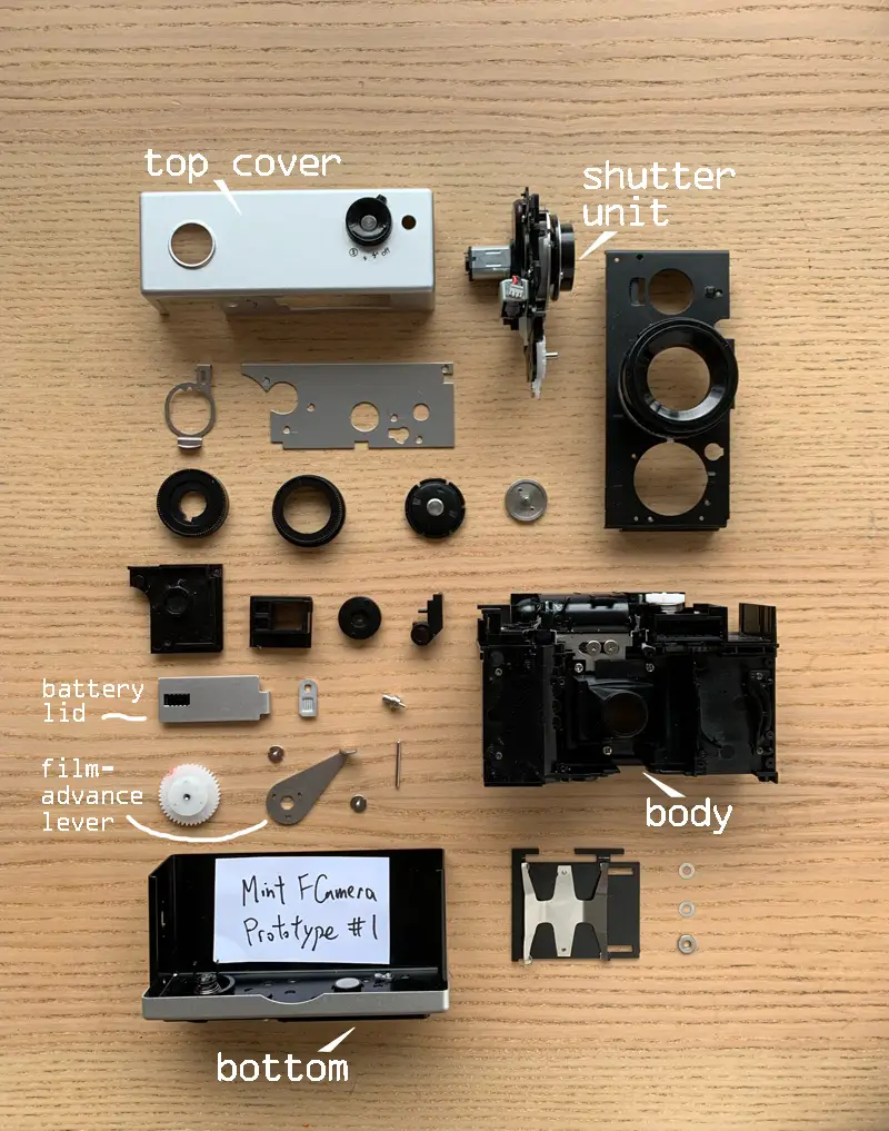 MiNT 35mm Film Camera in progress